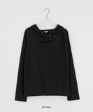 Burhit Unbalance Ribbed Hoodie
