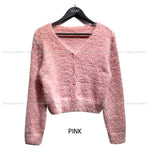 [U-BASIC] And V-neck Angora cardigan