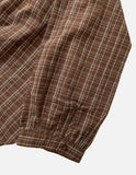 Tribe shirring check shirt
