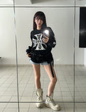 Coast Waffle Cross Lettering Long Sleeve