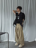 Ruben Two-Pin Tuck Two-Way Chino Pants
