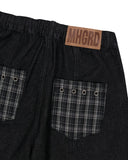 BERMUDA CHECK POCKET DENIM SHORT