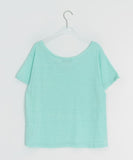 Haboil Loose Fit V-Neck Slub Short Sleeve Tee