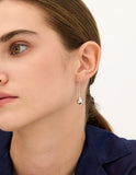 Champagne Moon Dew Drop Silver Darling Earrings