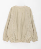 Dimindo line nylon V-neck sweatshirt