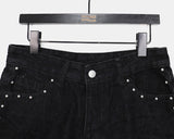 Tiki Rivet Stud Cotton Shorts Short Pants