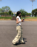 Multiple Pocket Low Cargo Pants