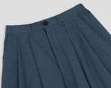 Lebec Cotton Half Banding Wide Pants
