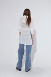 half two-tone denim