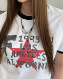 Aken Vintage Star Ringer Tee