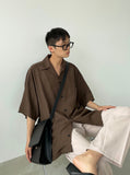 Komori open short sleeve shirt