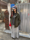 Terrani Training Shirring Long Skirt