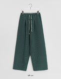Upol Summer Stripe Banding Wide Pants