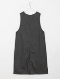 Ukyo cotton button long one piece