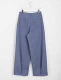 Ukon button color wide pants