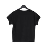 Ravi raglan cropped short-sleeved T-shirt