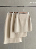 Miato brushed H-line skirt