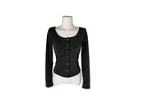 Gren Dot Frill Cardigan Sleeveless Set