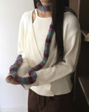 Cairn Unbalanced Wrap Sleeveless Long Sleeveless Knit