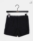 Boru Boucle Slim Wool Shorts