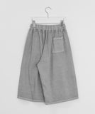 [Unisex] Kehiro Pigment Banding Bermuda Pants
