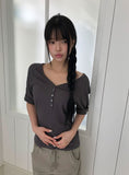 Dales Roll-up Three Quarter T-shirt
