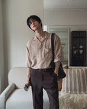 Believer Linen Check Long Sleeve Shirt