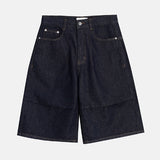 Lowd Adjust Wide Denim Bermuda Pants