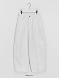 Bepos Rivet Cotton Balloon Wide Pants