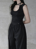 [mnem] Tunnel Strap Sleeveless