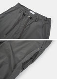 Work incision rivet nylon wide pants