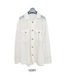 Orz Crochet Over Shirt
