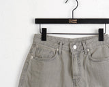 Silat Gray Washing Bermuda Half-Length Denim Shorts