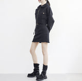 Sie Cotton Short Skirt