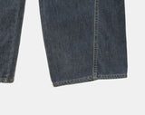 Belan Velvet Curved Denim Pants