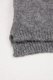 Furry wool hand warmer loose knit