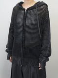 NET DAMAGE HOOD ZIP-UP