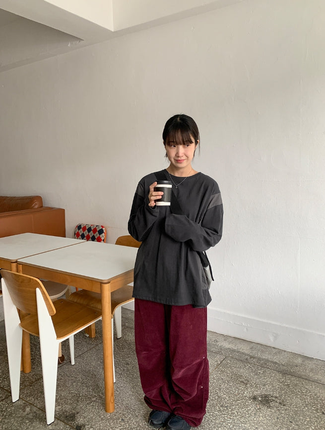 【BAON】Dommel corduroy rivet parachute pants BAON】Dommel corduroy rivet parachute pants (BAON/パンツ
