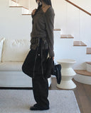 Jetso Layered Checkered Micro Mini Skirt Belt