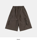 Kant cargo nylon capri pants