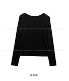 [U-BASIC] Glee Basic Brushed Boat Neck Long Sleeve