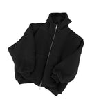 (unisex) Overfit padded hooded zip-up