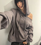CUTTING EYELET HOODIE