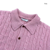 Rubin Cable Collar Cardigan