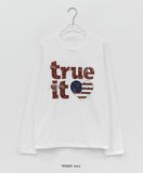 Mivens Printing Round Long Sleeve Tee