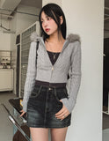 Kaeti Incision Denim Skirt Pants