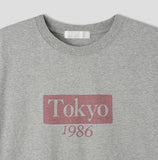 Tokyo Print Crop Short Sleeve T-shirt