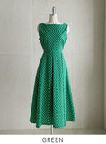 Mollian Dot Sleeveless One Piece