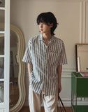 Parry stripe short sleeves shirt