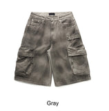 Melanon Dirty Cargo Bermuda Pants